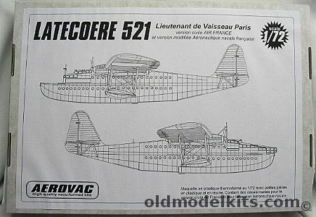 Aerovac 1/72 Latecoere 521 Air France  or Military plastic model kit